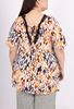 Picture of CURVY GIRL TUNIC WITH BACK KNOT AND FLARED SLEEVE